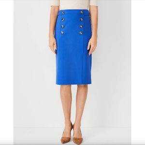 Ann Taylor blue skirt new with tags